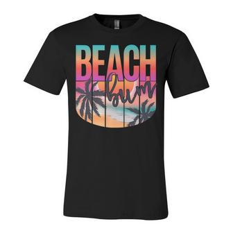 Retro Vintage Beach Bum Beach Lover Summer Vacation   Unisex Jersey Short Sleeve Crewneck Tshirt