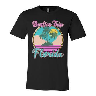 Retro Vintage Besties Trip Florida Unisex Jersey Short Sleeve Crewneck Tshirt - Monsterry UK