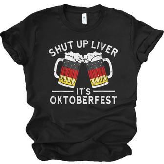 Shut Up Liver Its Oktoberfest - Funny German Beer Drinking Men Women T-shirt Unisex Jersey Short Sleeve Crewneck Tee - Thegiftio UK
