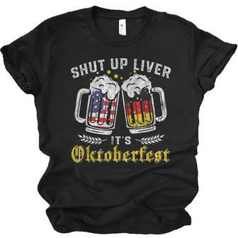 Shut Up Liver Its Oktoberfest Funny German Beer Drinking Men Women T-shirt Unisex Jersey Short Sleeve Crewneck Tee - Thegiftio UK