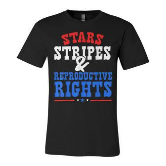 Stars Stripes Reproductive Rights 4Th Of July American Flag Unisex Jersey Short Sleeve Crewneck Tshirt - Seseable