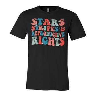 Stars Stripes Reproductive Rights Patriotic 4Th Of July V17 Unisex Jersey Short Sleeve Crewneck Tshirt - Seseable