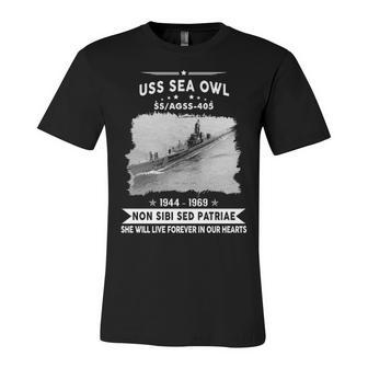 Uss Sea Owl Ss Unisex Jersey Short Sleeve Crewneck Tshirt - Monsterry UK