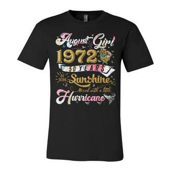 Vintage August Girl 1972 Classic 50 Years Old 50Th Birthday Unisex Jersey Short Sleeve Crewneck Tshirt - Seseable