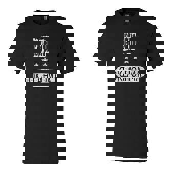 Vintage Enid Oklahoma Home Roots Jersey T-Shirt | Mazezy