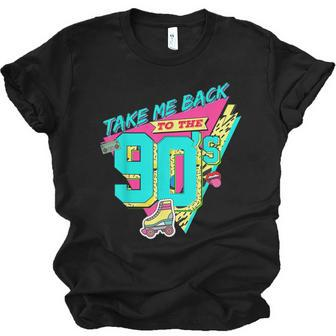 Vintage Music Tape 90S Take Me Back To The 90S Men Women T-shirt Unisex Jersey Short Sleeve Crewneck Tee - Thegiftio UK