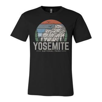 Vintage Retro Yosemite National Park Hiking T V2 Unisex Jersey Short Sleeve Crewneck Tshirt - Seseable