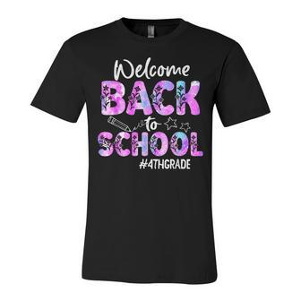Welcome Back To School 4Th Grade Back To School Unisex Jersey Short Sleeve Crewneck Tshirt - Seseable