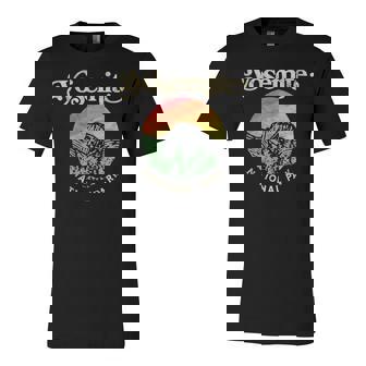 Womens Yosemite National Park Retro Sixties Vibe Half Dome Graphic Unisex Jersey Short Sleeve Crewneck Tshirt - Seseable