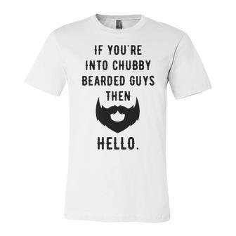 Chubby Bearded Guys V2 Unisex Jersey Short Sleeve Crewneck Tshirt - Seseable