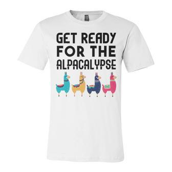 Get Ready For The Alpacalypse V2 Unisex Jersey Short Sleeve Crewneck Tshirt - Seseable