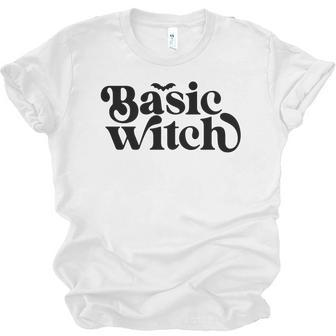 Halloween Basic Witch Gift For You Men Women T-shirt Unisex Jersey Short Sleeve Crewneck Tee - Seseable