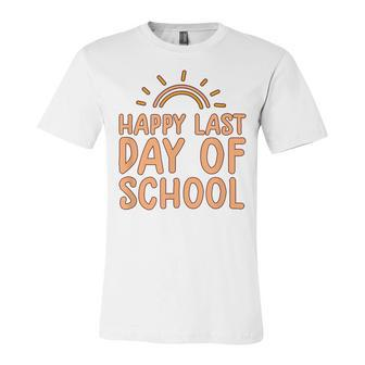 Happy Last Day Of School Students And Teachers Graduation V3 Unisex Jersey Short Sleeve Crewneck Tshirt - Seseable