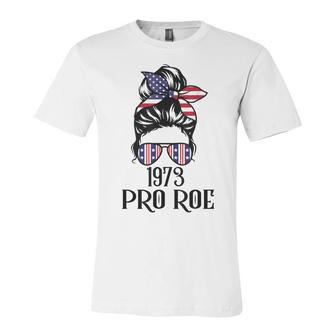 Messy Bun Pro Roe 1973 Pro Choice Women’S Rights Feminism Unisex Jersey Short Sleeve Crewneck Tshirt - Seseable