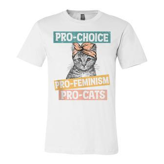 Pro Choice Pro Feminism Pro Cats Feminism Feminist Unisex Jersey Short Sleeve Crewneck Tshirt - Seseable