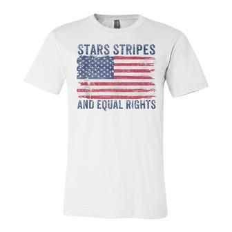 Stars Stripes And Equal Rights 4Th Of July Womens Rights V2 Unisex Jersey Short Sleeve Crewneck Tshirt - Seseable