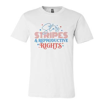 Stars Stripes Reproductive Rights Patriotic 4Th Of July 1973 Protect Roe Pro Choice Jersey T-Shirt | Mazezy