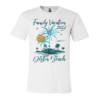 Vintage Family Vacation 2022 Florida Destin Beach  Unisex Jersey Short Sleeve Crewneck Tshirt