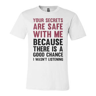 Your Secrets Are Safe V2 Unisex Jersey Short Sleeve Crewneck Tshirt - Seseable