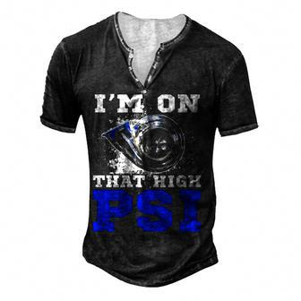 That High Psi Men's Henley T-Shirt - Seseable