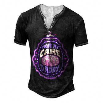 Pound My Cake Daddy Baking Lover Men's Henley Button-Down 3D Print T-shirt - Thegiftio UK