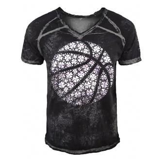 Basketball Ball Irish Shamrock Lucky Clover St Patricks Day Men's Short Sleeve V-neck 3D Print Retro Tshirt - Thegiftio UK