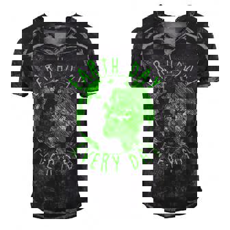 Earth Anniversary Environmental Awareness Earth Day Men's Short Sleeve V-neck 3D Print Retro Tshirt - Thegiftio UK