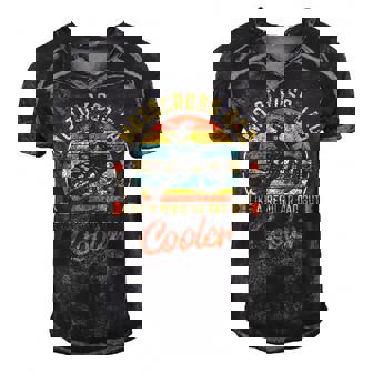 Mens Dirt Bike Dad Like A Regular Dad But Cooler Motocross Dad Men's Short Sleeve V-neck 3D Print Retro Tshirt - Thegiftio UK