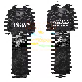 Uncle Ricos Football Camp Throw A Football Over Them Men's Short Sleeve V-neck 3D Print Retro Tshirt - Thegiftio
