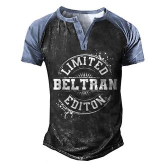 Beltran Funny Surname Family Tree Birthday Reunion Gift Idea  Men's Henley Shirt Raglan Sleeve 3D Print T-shirt
