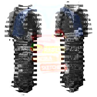 Anime Ramen Boba And Sketching Kawaii Anime Japanese Food Men's Henley Shirt Raglan Sleeve 3D Print T-shirt - Thegiftio