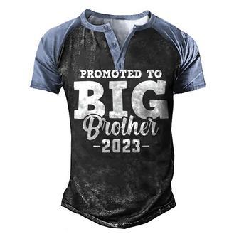 Big Brother 2023 For Toddler Youth Pregnancy Announcement Men's Henley Shirt Raglan Sleeve 3D Print T-shirt - Thegiftio UK