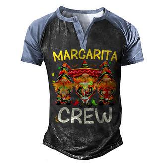 Cinco De Mayo Gnomes Margarita Crew Mexican Drinking Party Men's Henley Shirt Raglan Sleeve 3D Print T-shirt - Thegiftio UK