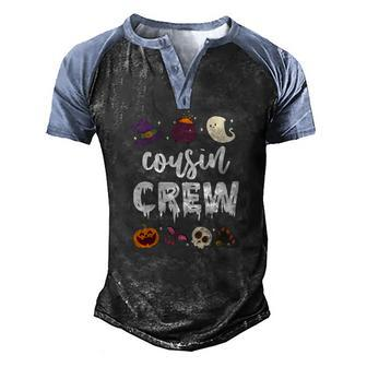 Cousin Boo Crew Halloween Witches Men's Henley Shirt Raglan Sleeve 3D Print T-shirt - Seseable