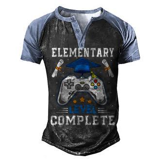 Elementary Level Complete Gamer Class Of 2022 Graduation Kid Men's Henley Shirt Raglan Sleeve 3D Print T-shirt - Thegiftio UK