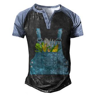 Farmer Farm Farming Life Halloween Costume For Men Boys Kids Men's Henley Shirt Raglan Sleeve 3D Print T-shirt - Thegiftio UK
