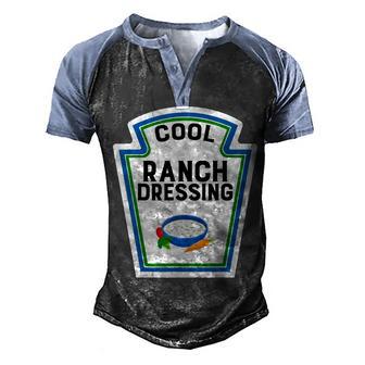 Funny Group Halloween Costume Ranch Dressing Group Condiment Men's Henley Shirt Raglan Sleeve 3D Print T-shirt - Thegiftio UK