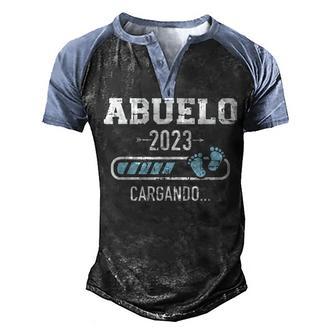 Mens Abuelo 2023 Cargando Men's Henley Shirt Raglan Sleeve 3D Print T-shirt - Thegiftio UK