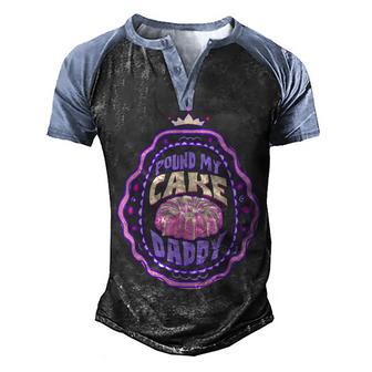 Pound My Cake Daddy Baking Lover Men's Henley Shirt Raglan Sleeve 3D Print T-shirt - Thegiftio UK