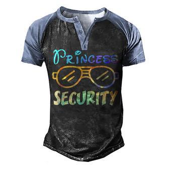 Princess Security Perfects Gifts For Dad Or Boyfriend V3 Men's Henley Shirt Raglan Sleeve 3D Print T-shirt - Thegiftio UK
