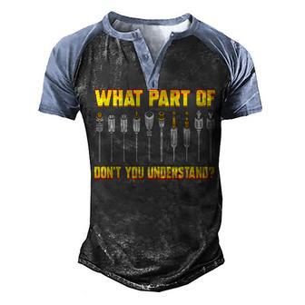 Sound Engineer Dj Audio Guy Music Production Engineering Men's Henley Shirt Raglan Sleeve 3D Print T-shirt - Thegiftio UK