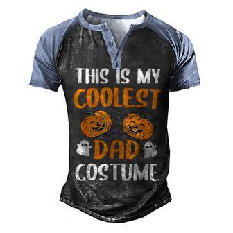This Is My Coolest Dad Costume Halloween Cute Men's Henley Shirt Raglan Sleeve 3D Print T-shirt - Thegiftio UK