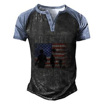 We Dont Know Them All But We Owe Them All Veterans Day Men's Henley Shirt Raglan Sleeve 3D Print T-shirt - Seseable