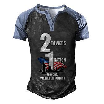 11 September Memorial Tshirt11 September Memorial September 11Th Anniversary Men's Henley Shirt Raglan Sleeve 3D Print T-shirt - Thegiftio UK