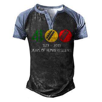 1619 Our Ancestors Project 400 Years Of Human Men's Henley Shirt Raglan Sleeve 3D Print T-shirt - Thegiftio UK