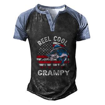 4Th Of July Funny Fishing American Patriotic Graphic Design Printed Casual Daily Basic Men's Henley Shirt Raglan Sleeve 3D Print T-shirt - Thegiftio UK