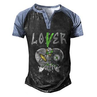 5 Retro Green Bean Loser Lover Heart Shoes 5S Green Bean Graphic Design Printed Casual Daily Basic Men's Henley Shirt Raglan Sleeve 3D Print T-shirt - Thegiftio UK