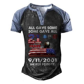 9 11 Never Forget 9 11 Never Forget All Gave Some Some Gave All 20 Years Men's Henley Shirt Raglan Sleeve 3D Print T-shirt - Thegiftio UK