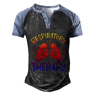America Lung Rt Respiratory Therapy Care Nurse And Doctor Gift Graphic Design Printed Casual Daily Basic Men's Henley Shirt Raglan Sleeve 3D Print T-shirt - Thegiftio UK