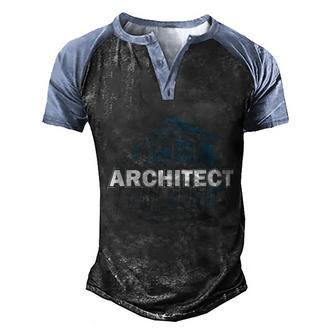Architect Amazing Architects And Architecture Design Gift Graphic Design Printed Casual Daily Basic Men's Henley Shirt Raglan Sleeve 3D Print T-shirt - Thegiftio UK